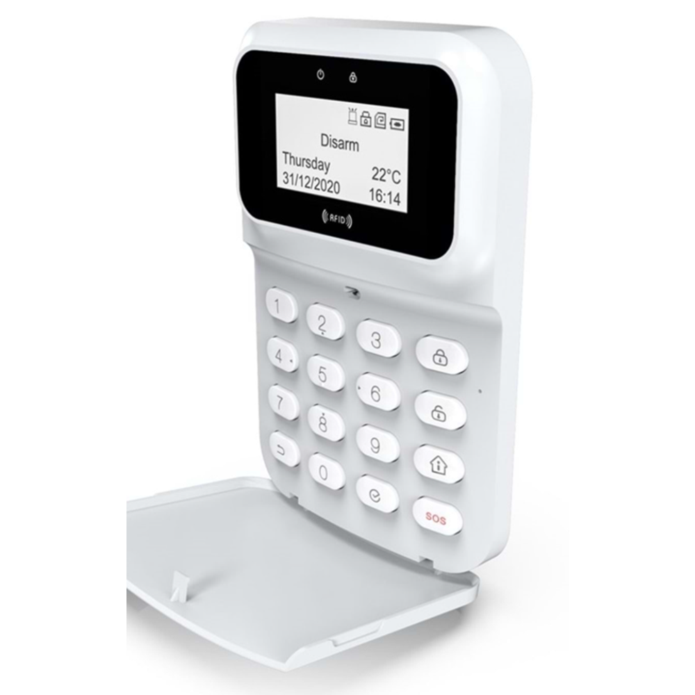 OPAX SZR-1881 KABLOLU LCD EKRANLI RFID DESTEKLİ KEYPAD / TUŞ TAKIMI (2545/2646/2747 Paneller için)