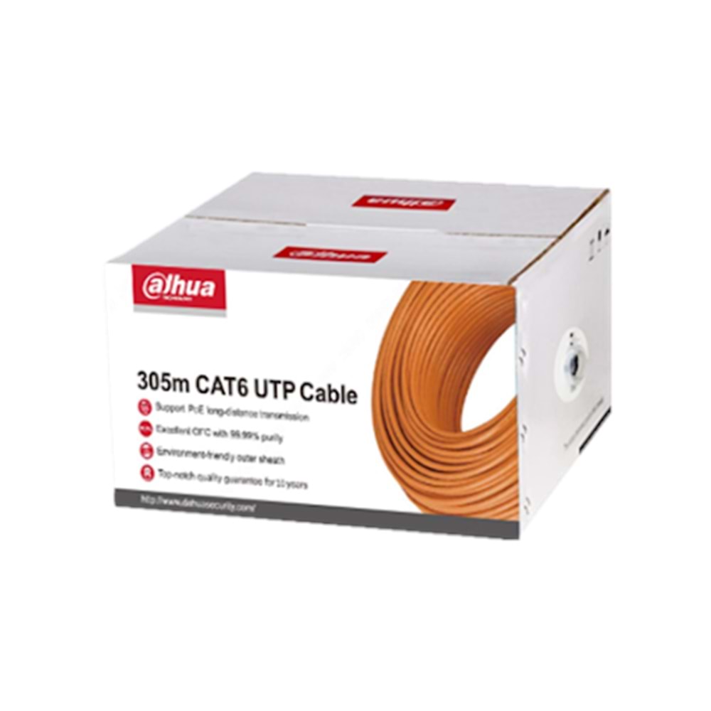 DAHUA PFM920I-6UN-C UTP CAT 6 LSZH BAKIR 305M KABLO