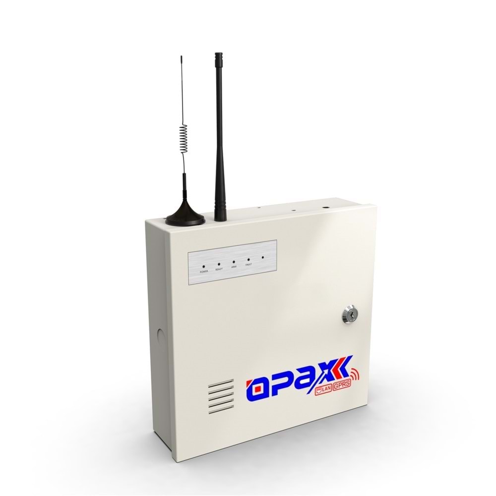 OPAX-2747 GPRS/LAN KABLOLU & KABLOSUZ KEYPADLİ ALARM PANELİ