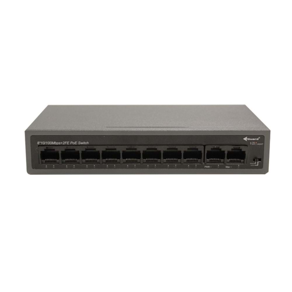 VG-SW1008P-60 10 Port 10/100 RJ45 Yönetilemeyen Switch