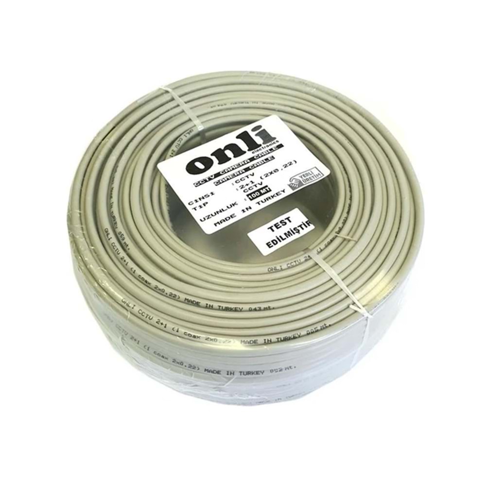 ONLİ 2+1 0.22 MM CCTV KABLO 100 METRE