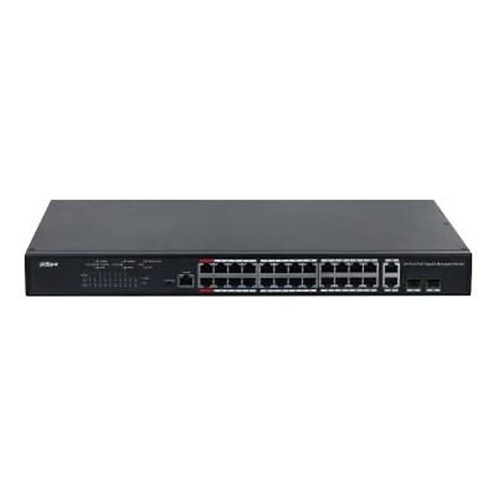 DAHUA PFS4226-24GT-370 24 PORT 10/100/1000 POE2.0 370W YONETILIR SWITCH