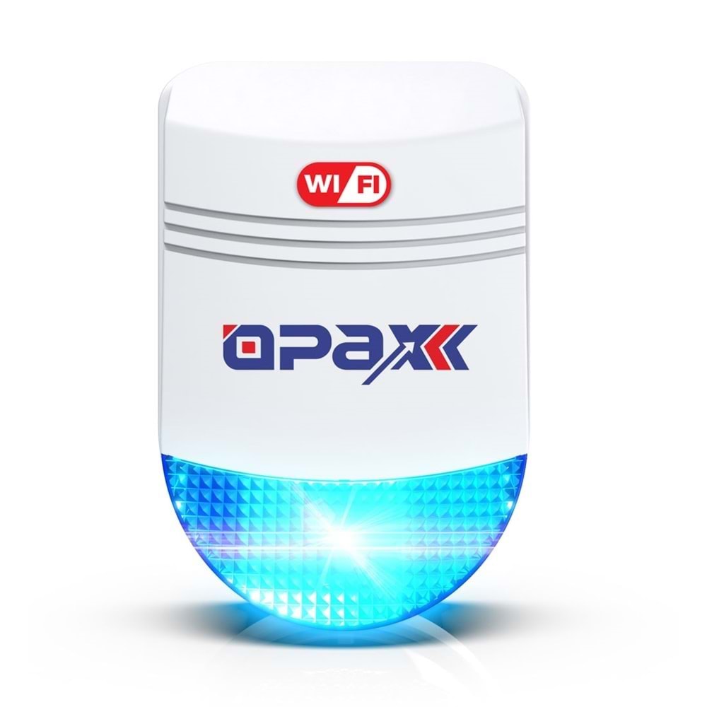 OPAX BGR-12 WIFI KABLOSUZ SİREN ALARM SİSTEMİ MOBİL UYGULAMALI