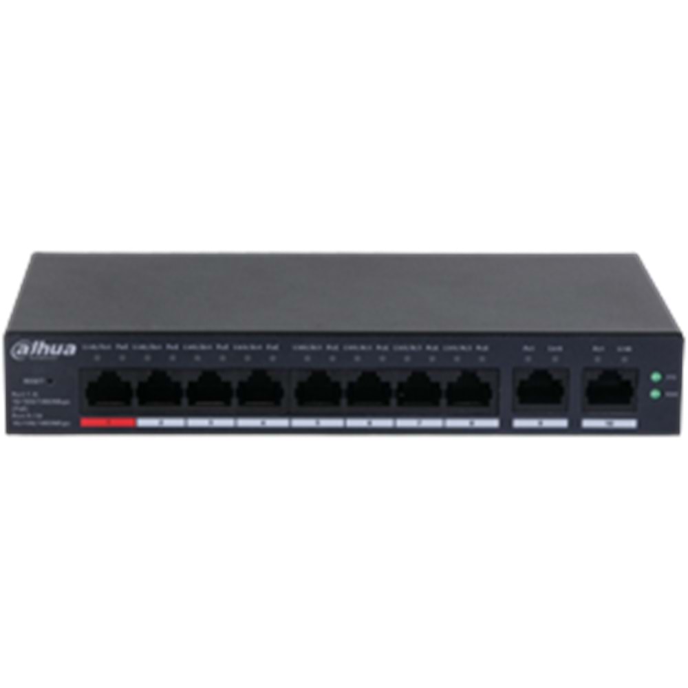 DAHUA CS4010-8GT-110 10 PORT 10/100/1000 8xPOE 110W BULUT YONETILEBILIR SWTCH