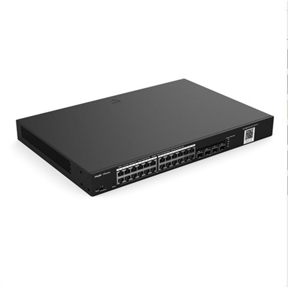 RUIJIE REYEE RG-NBS3100-24GT4SFP-P 24 PORT 10/100/1000 +4SFP POE 370W YONETILIR SWICH