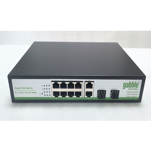 GABBLE GAB-P82GGS 8X1000M 8PORT+2X SFP SWICH 96W SWICH
