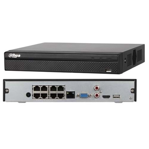 DAHUA NVR2108HS-8P-4KS2 8 CH POE NVR H265