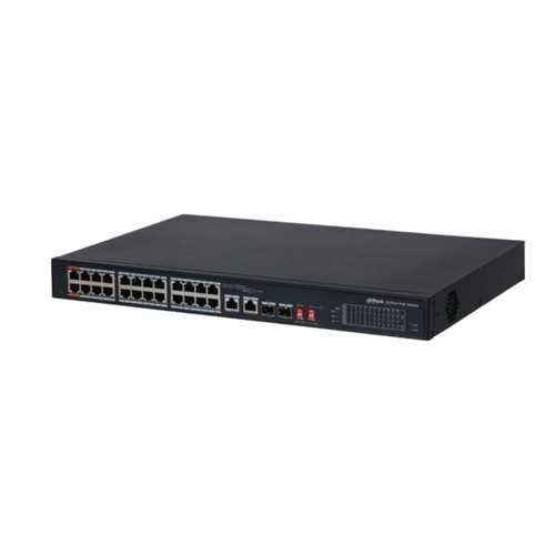 DAHUA PFS3226-24ET-240 24 PORT 10/100 POE 240W YONETILIR SWITCH