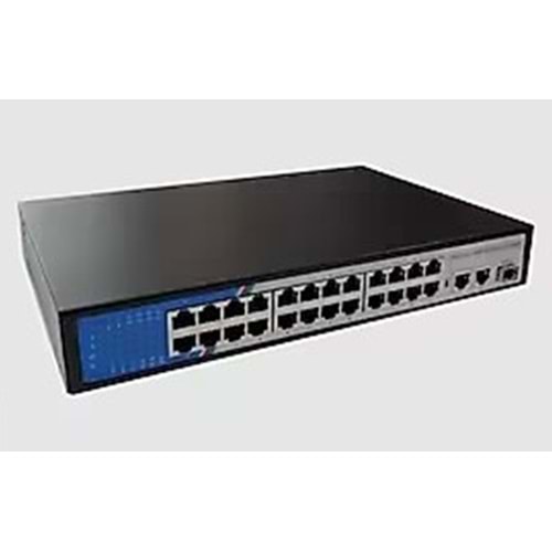 HİİTACHİ HT2421FNG 24 PORT 10/100 POE 2 UPLİNK 1 SFP GİGABİT SWITCH 350W