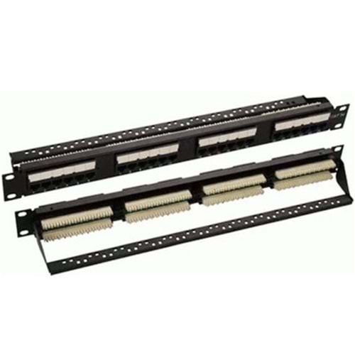 apx-utp24 24 Port UTP Tam (Dolu) patch panel
