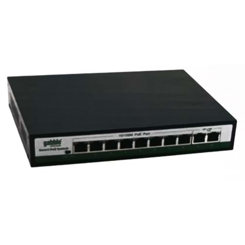 GABBLE P-82MM 8+2 PORT 10/100 POE SWICH