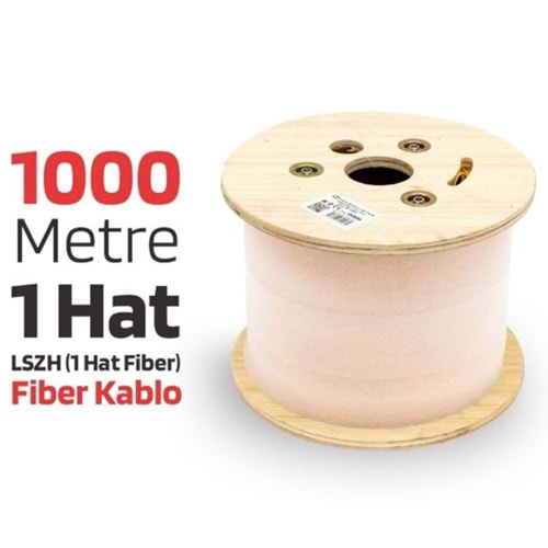 POWERMASTER FIBER CABLE LSZH (ONE LINE FIBER) - FİBER KABLO 1 HAT LSZH 1000 METRE (ONE LINE FIBER)