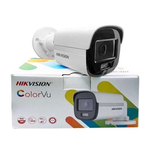 HIKVISION DS-2CE10DF0T-LPFS 2.8MM 2MP AHD COLORVU SESLİ KAMERA