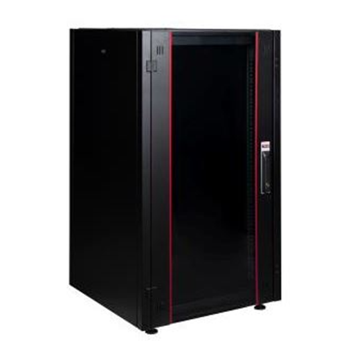 LANDE LN-PRB-20U6060-LG-A 20U 60x60 Dikili Tip Boş Siyah Kabinet+ Teker Dahil