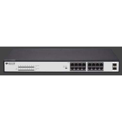 BDCOM S1518-16P 240W 16 PORT GE POE + 2SFP GE PORT POE SWITCH
