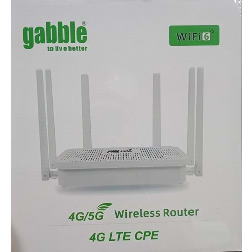GABBLE GAB-GB8404 4G/5G WİFİ