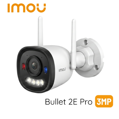 IMOU IM-IPC-K3DP-3V0W Bullet 2E Pro 3MP 2.8mm Sesli Smart IR 30M Renkli Kablosuz IP Kamera