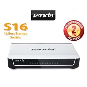 TENDA S16 16 PORT 10/100 SWITCH