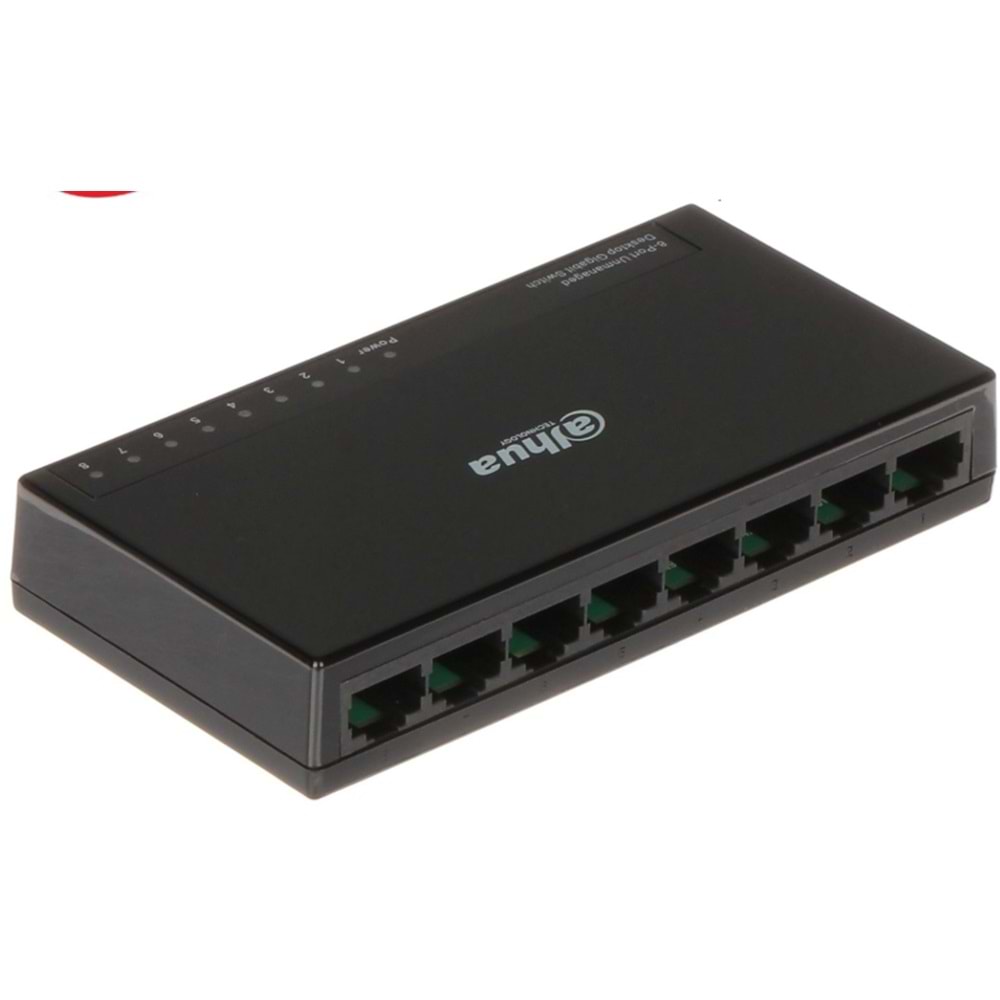 DAHUA DH-PFS3008-8GT-L 8 PORT 10/100/1000 GİGABİT SWİTCH