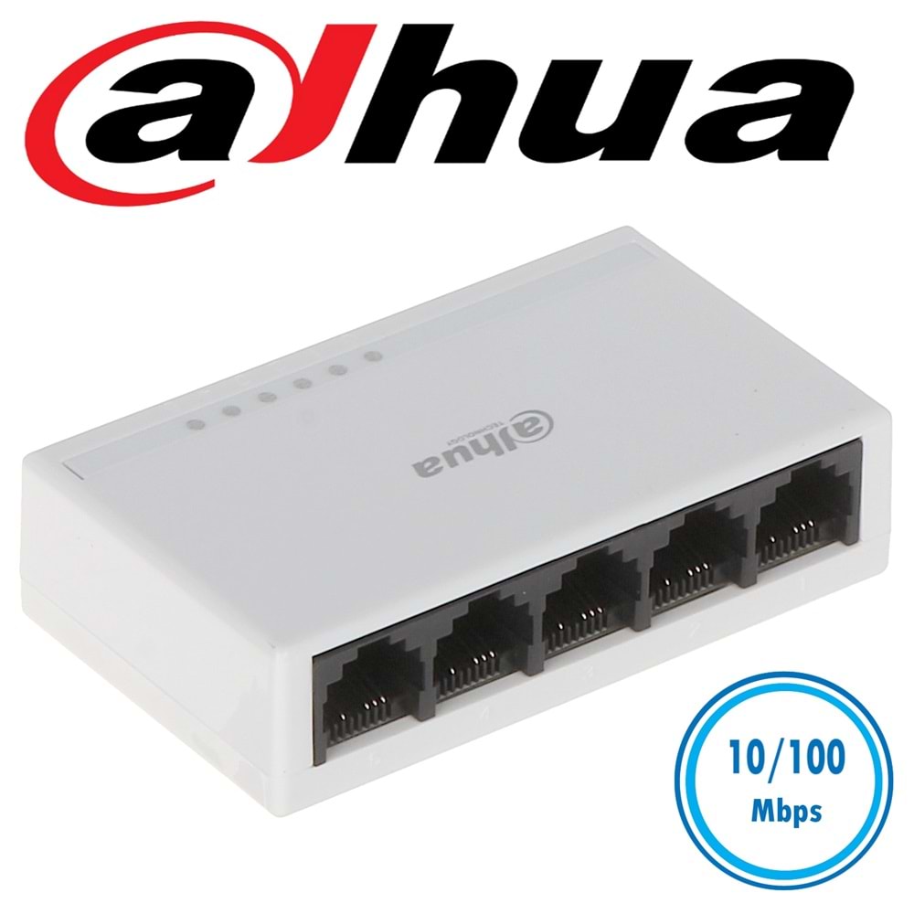 DAHUA PFS3005-5ET-L 10/100 MEGABİT SWİTCH