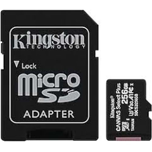 256 GB KINGSTON CANVASSELECT MICRO SDHC UHS-I100MB/S (SDCS2/256GB