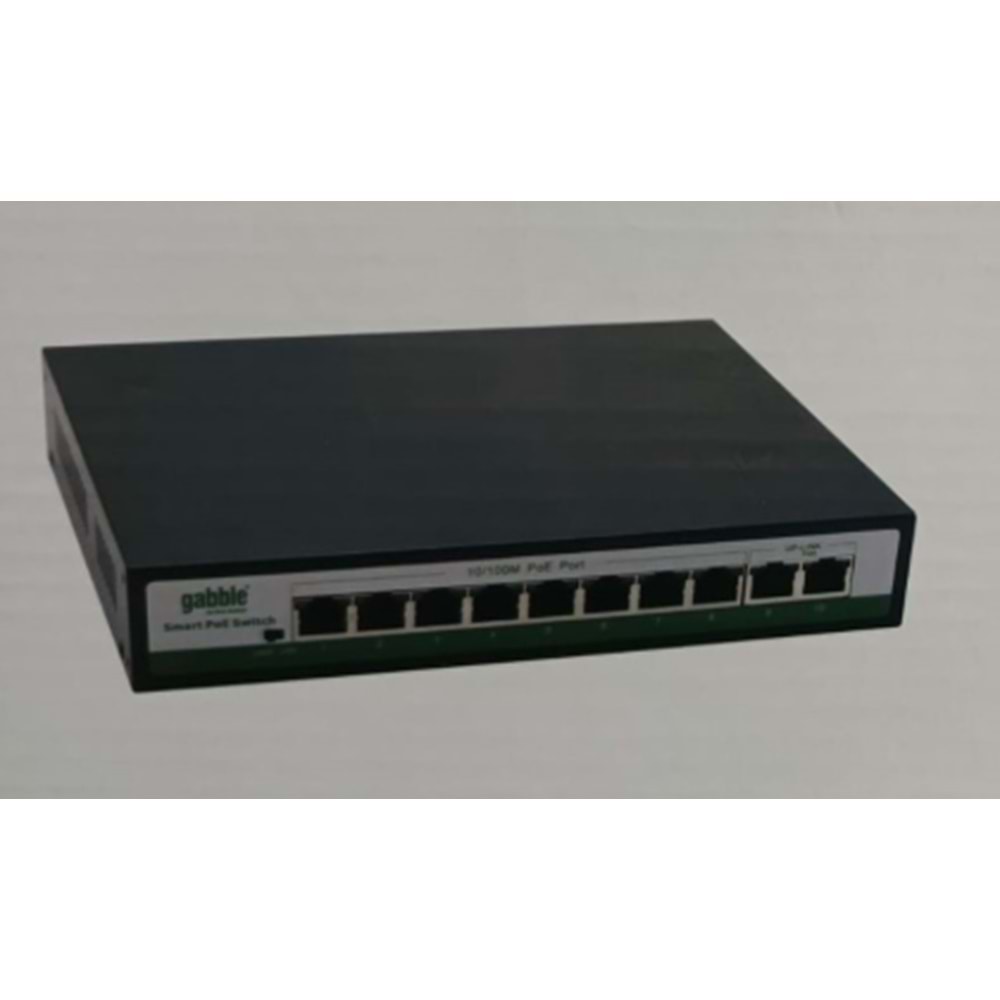 GABBLE P-82MM 8 PORT 10/100 POE SWICH