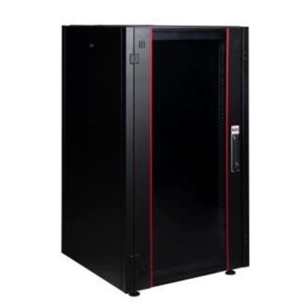 LANDE LN-PRB-20U6060-LG-A 20U 60x60 Dikili Tip Boş Siyah Kabinet