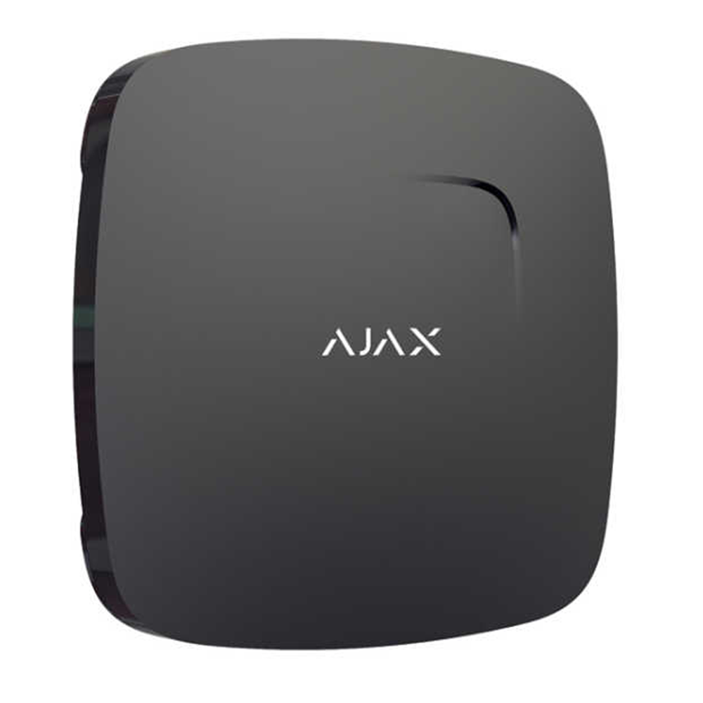 AJAX FireProtect Kablosuz Isı ve Duman Dedektörü SİYAH