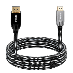 PHILIPS SWR3139W/93 2 METRE 8K 60HZ DİSPLAYPORT 1.4 KABLO PREMİUM ÖRGÜLÜ ZIRHLI