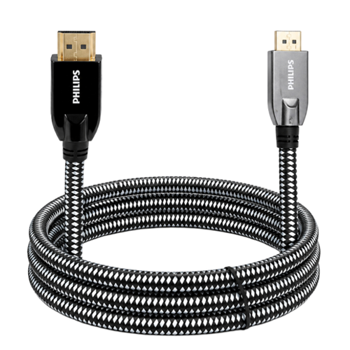PHILIPS SWR3139W/93 2 METRE 8K 60HZ DİSPLAYPORT 1.4 KABLO PREMİUM ÖRGÜLÜ ZIRHLI