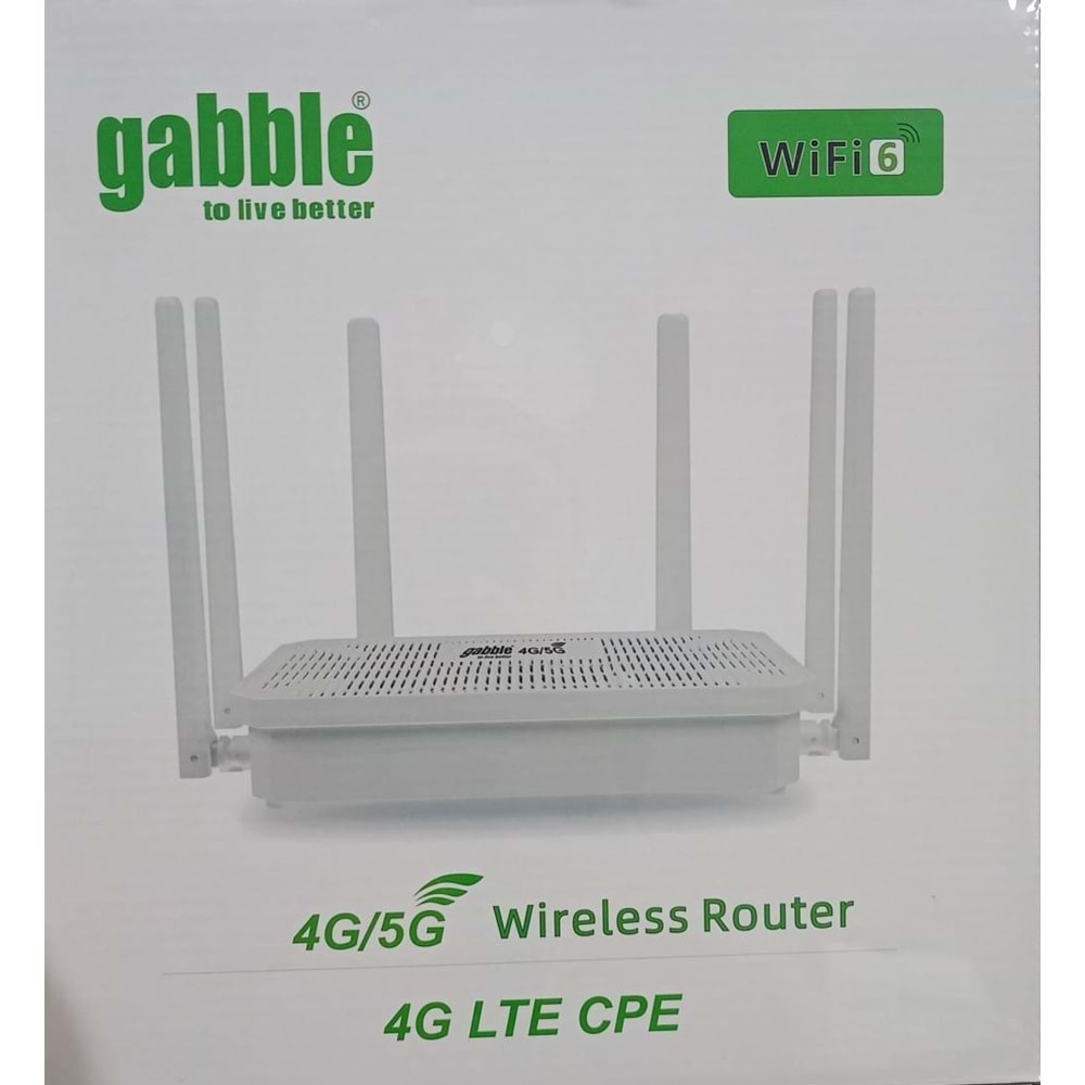 GABBLE GAB-GB404 4G/5G WİFİ