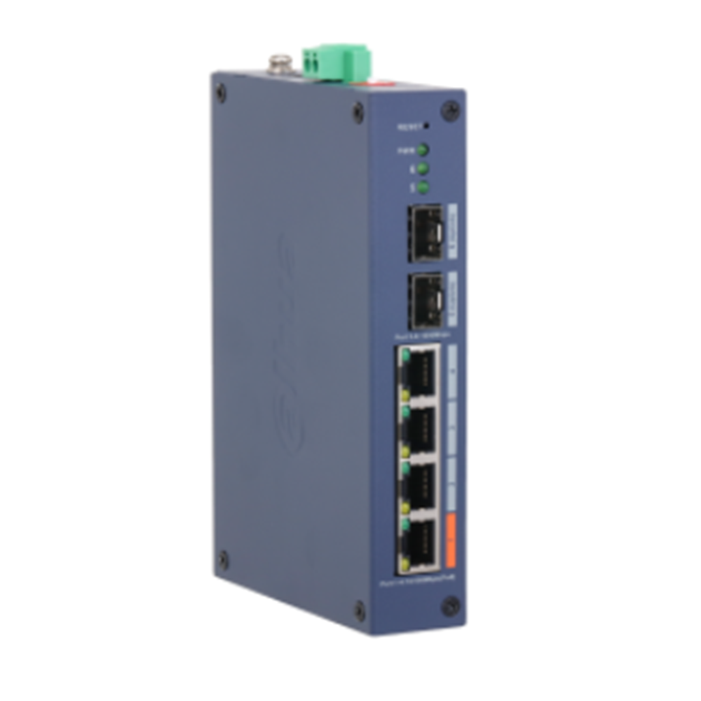 DAHUA CHS4206-4ET-60 6 PORT 10/100 4xPOE 60W 2xSFP 1000 UPLINK YONETILEBILIR SWITCH
