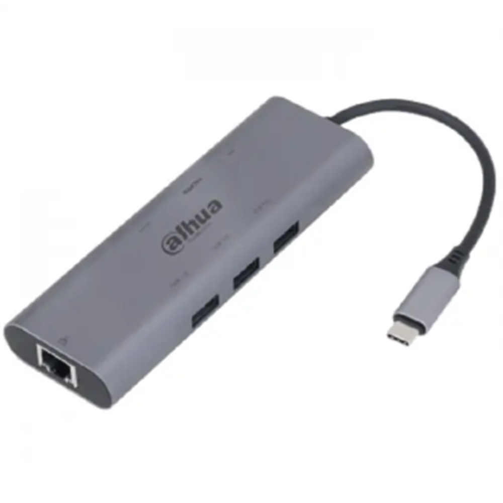 Dahua TC38 8 In 1 USB 3.1 Type-C To USB3.0/HDMI/RJ45/SD/TF/PD Docking Station