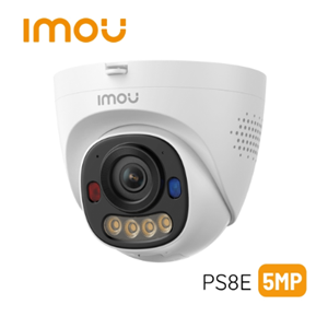 IMOU PS8E 5MP 2.8mm Çift Yönlü Sesli IR 30M Renkli IP66 Turret IP POE Kamera