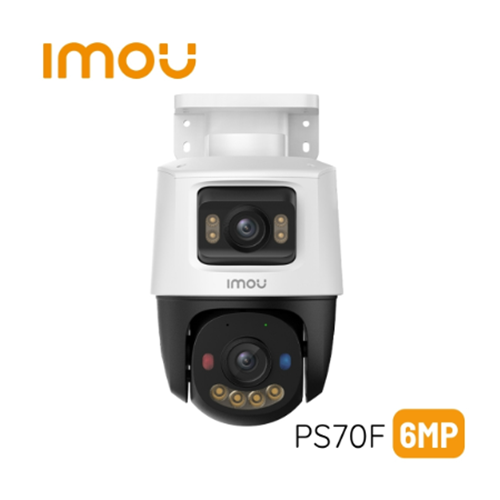 IMOU PS70F 6MP Dual Lens Çift Yönlü Sesli Smart IR 30M Renkli PT IP POE Kamera